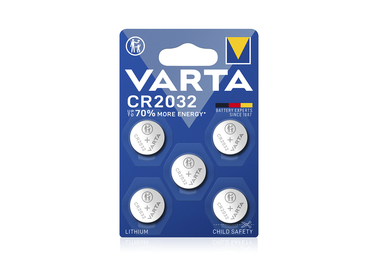 Angebote des Monats: VARTA Knopfzelle CR2032, 5er Blister