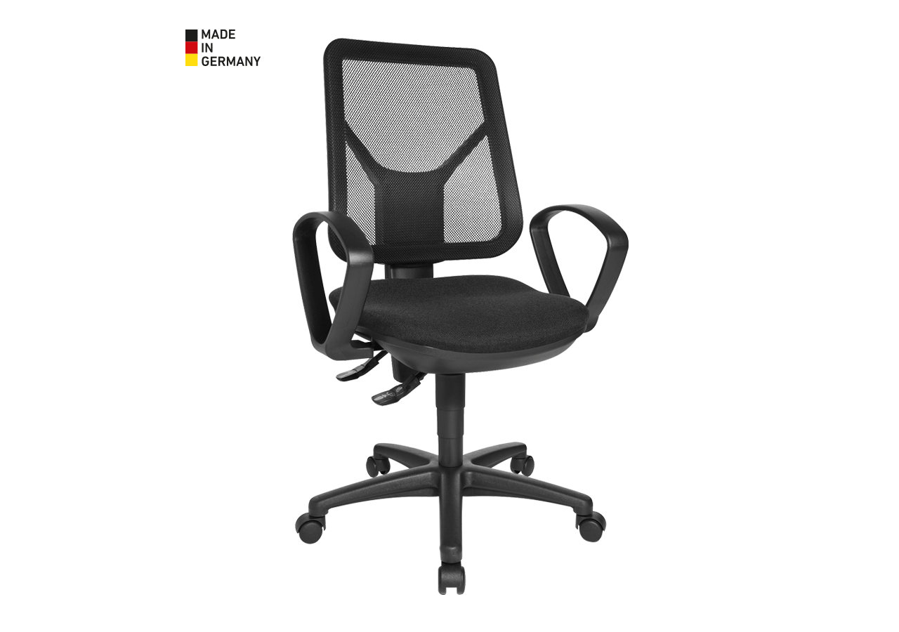 Stühle: Bürodrehstuhl Ergo + schwarz