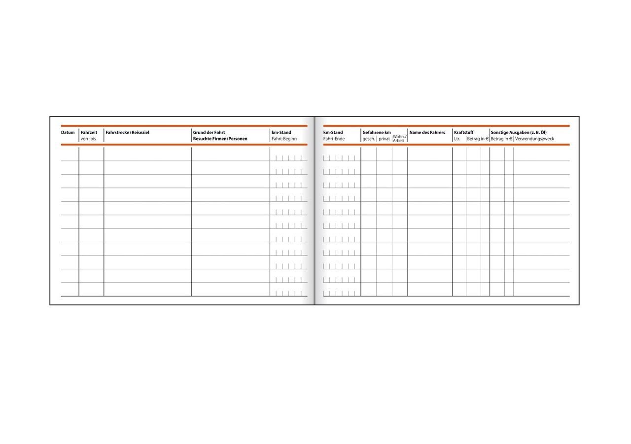 Papierprodukte: Sigel Formularbücher Fahrtenbuch PKW + LKW