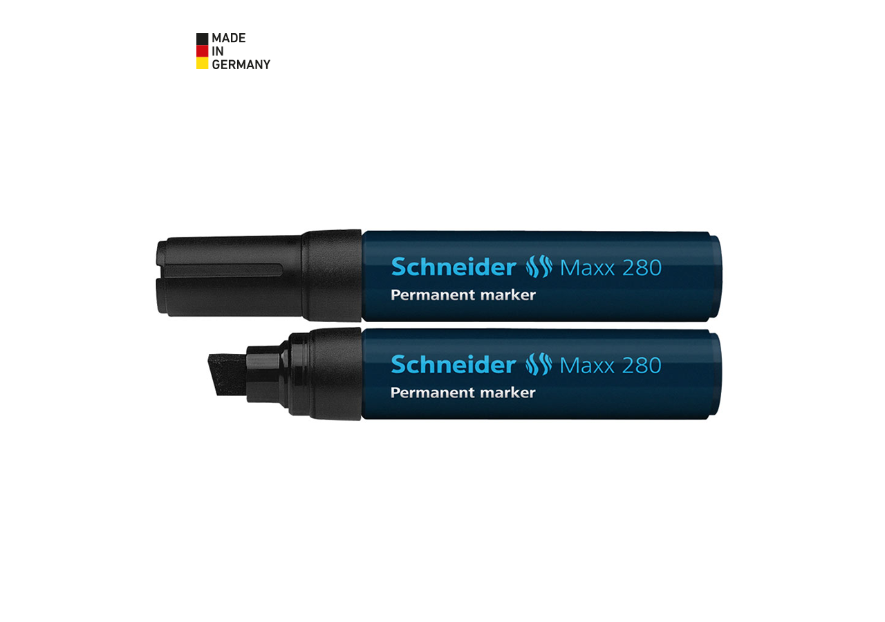 Schreiben | Korrigieren: Schneider Permanentmarker 280 + schwarz