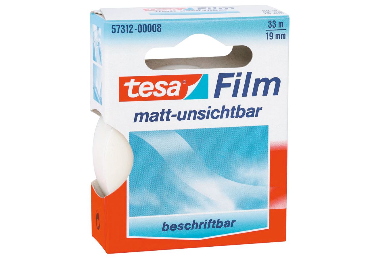 Schreibtischzubehör: tesa Klebefilm, matt-unsichtbar