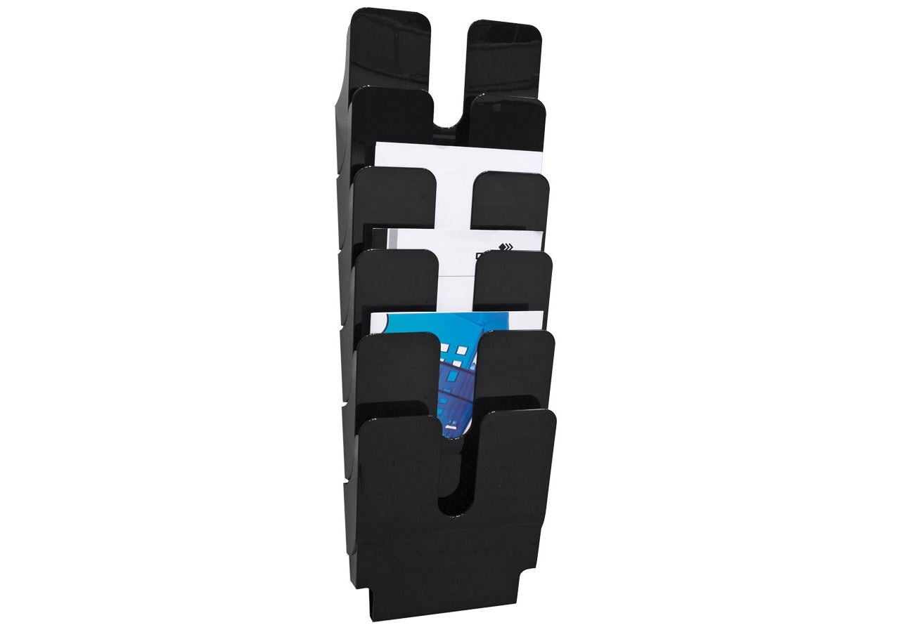 Ablagesysteme: DURABLE Wandprospekthalter + schwarz