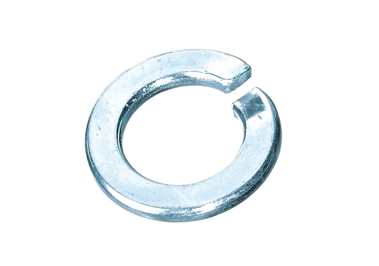 Karabiner | Federringe: Federringe DIN 127 Form A, galv. zn.