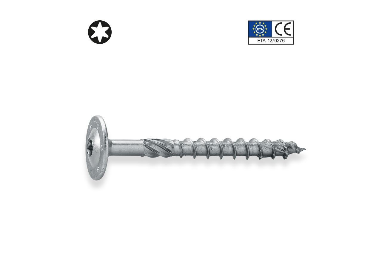 Schrauben: Konstruktionsschraube plus mit Tellerkopf,TG,vz