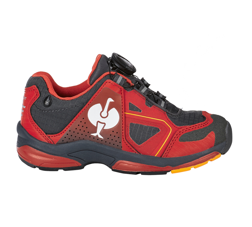 Kinderschuhe: Allroundschuhe e.s. Minkar II, Kinder + rot/graphit