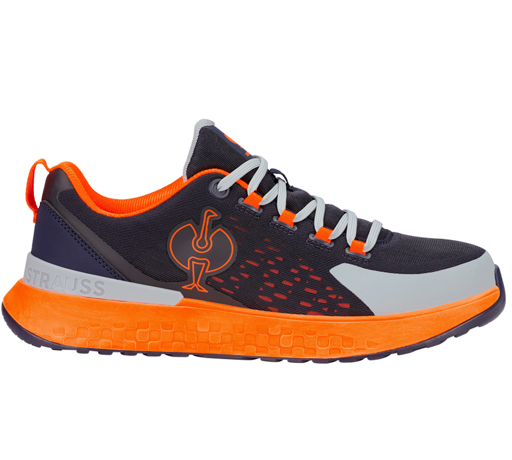 SB: SB Sicherheitshalbschuhe e.s. Comoe low + dunkelblau/warnorange