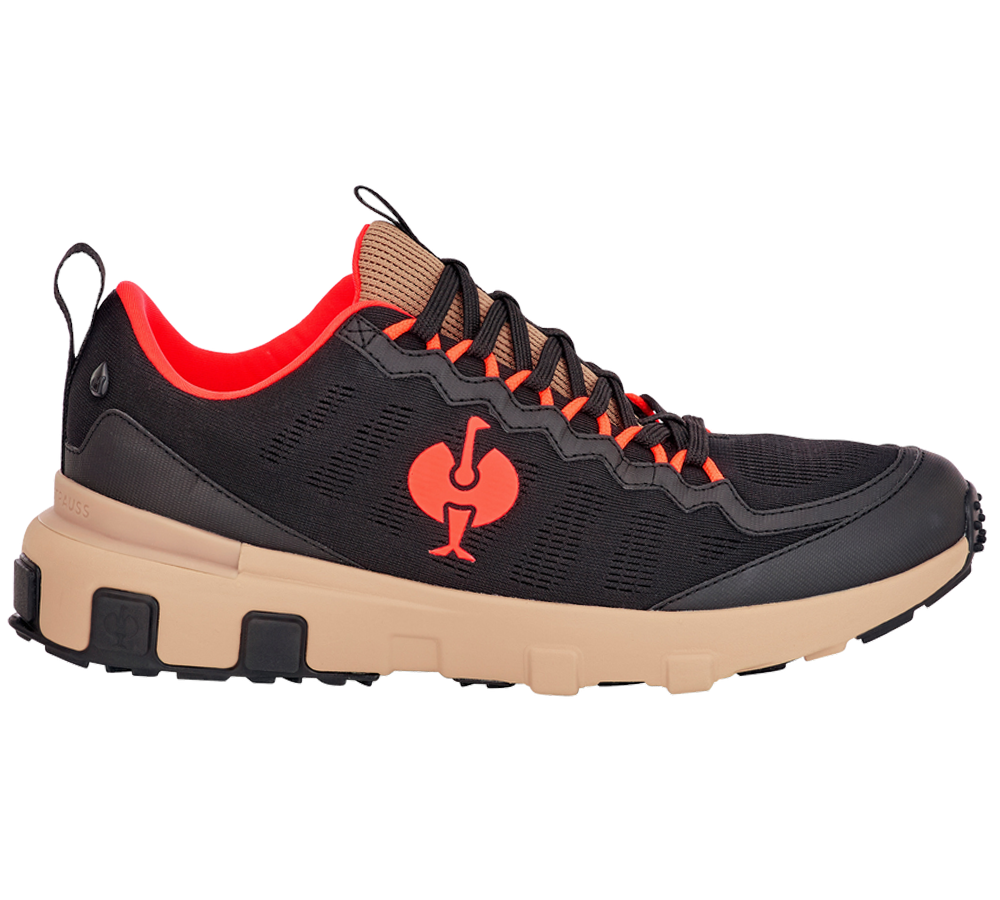 O6: O6 Berufsschuhe e.s. Poli low + schwarz/neutralbeige