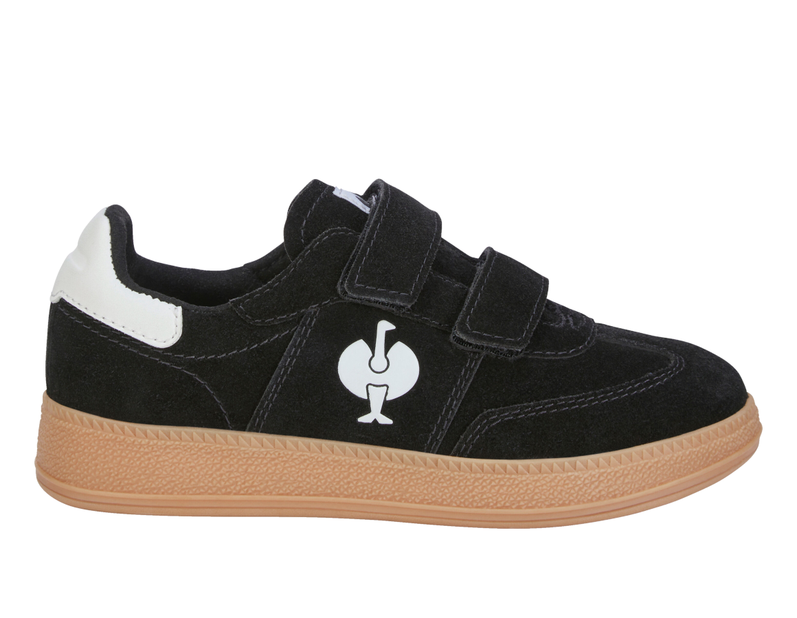 Kinderschuhe: Allroundschuhe Strauss.0900 low, Kinder + schwarz/weiß