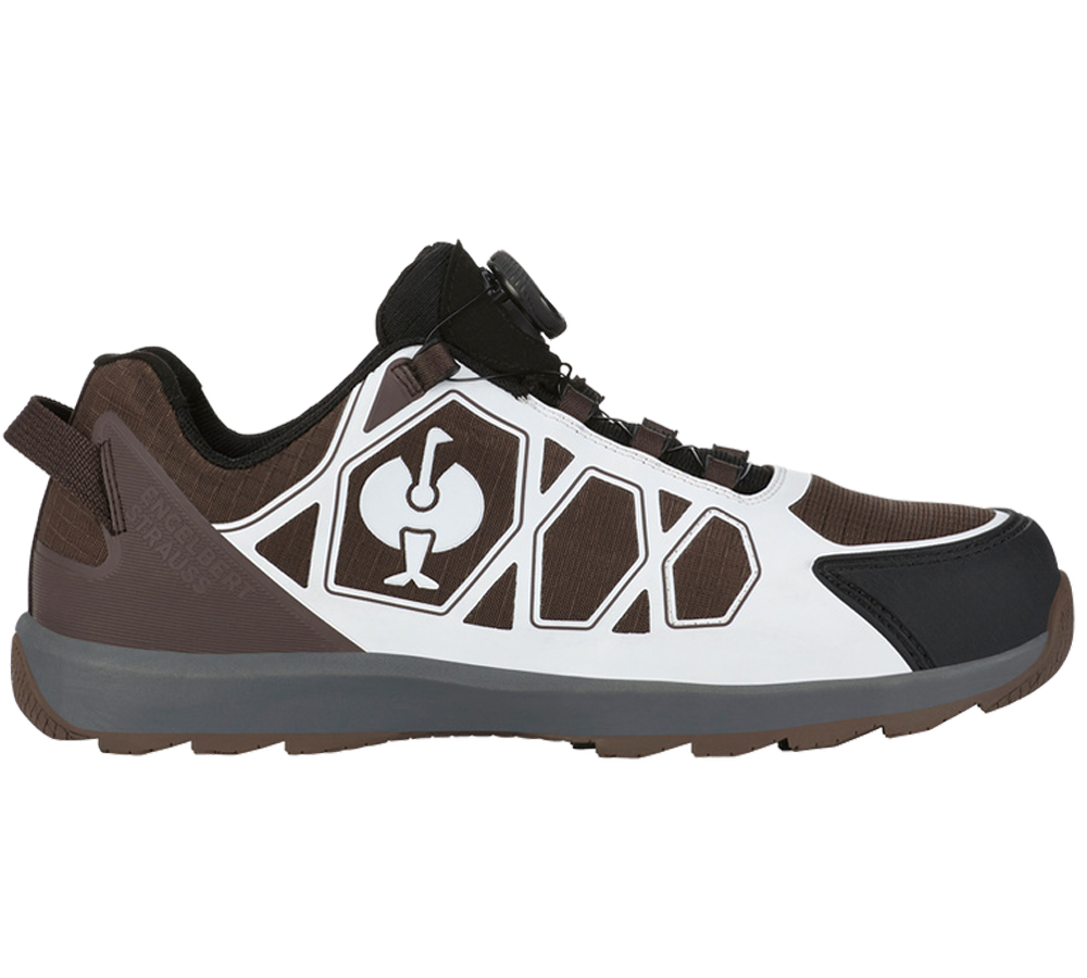 S1: S1 Sicherheitshalbschuhe e.s. Baham II low + kastanie/schwarz