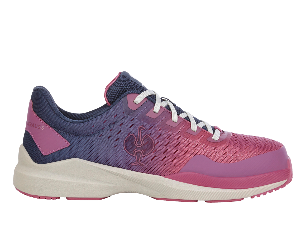 Medical: S1 Sicherheitshalbschuhe e.s. Padua low + tarapink/tiefblau