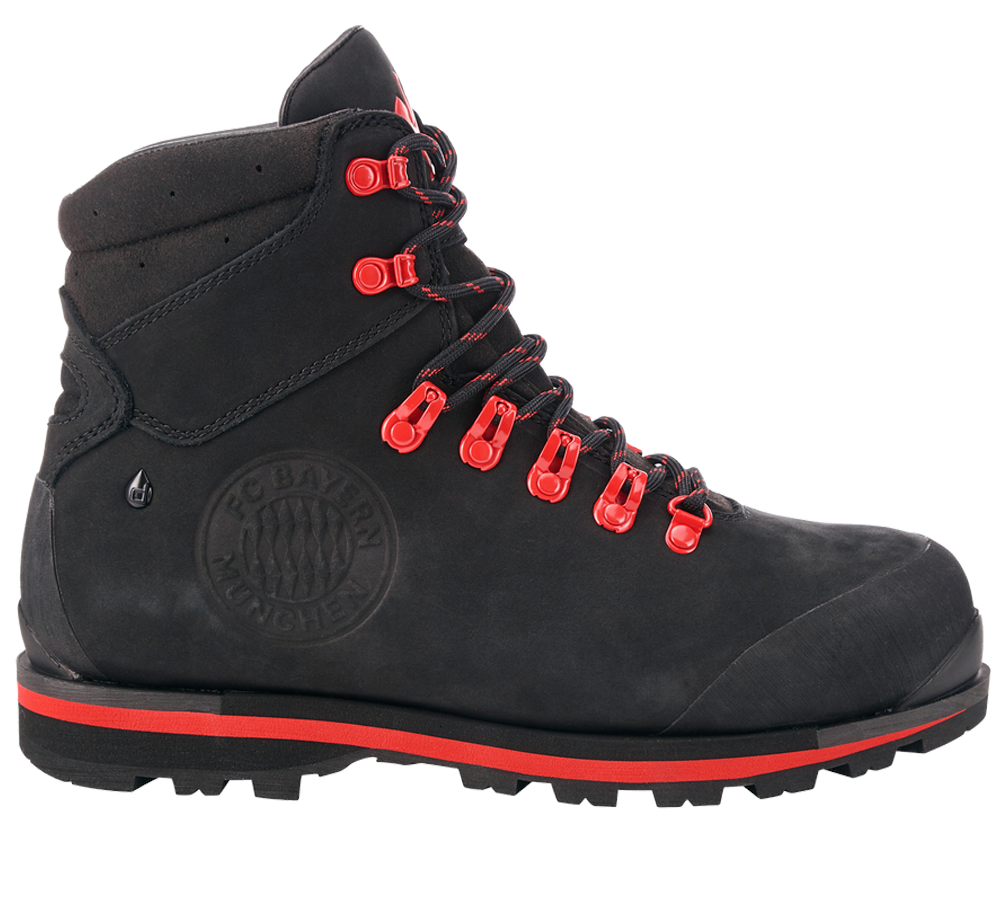 Kollaborationen: FCB ALPINE SAFETY BOOT S7L HIGH + black/straussred