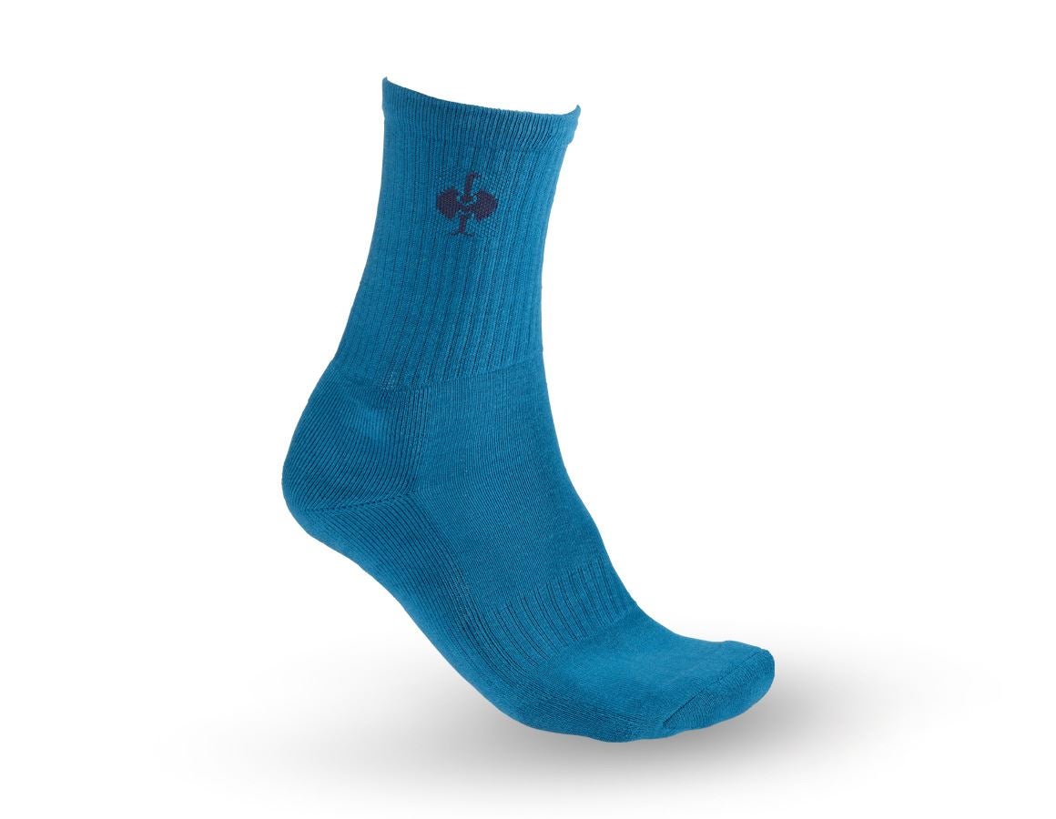 Socken | Strümpfe: e.s. Allround Socken Classic light/high, 3er Pack + atoll/dunkelblau