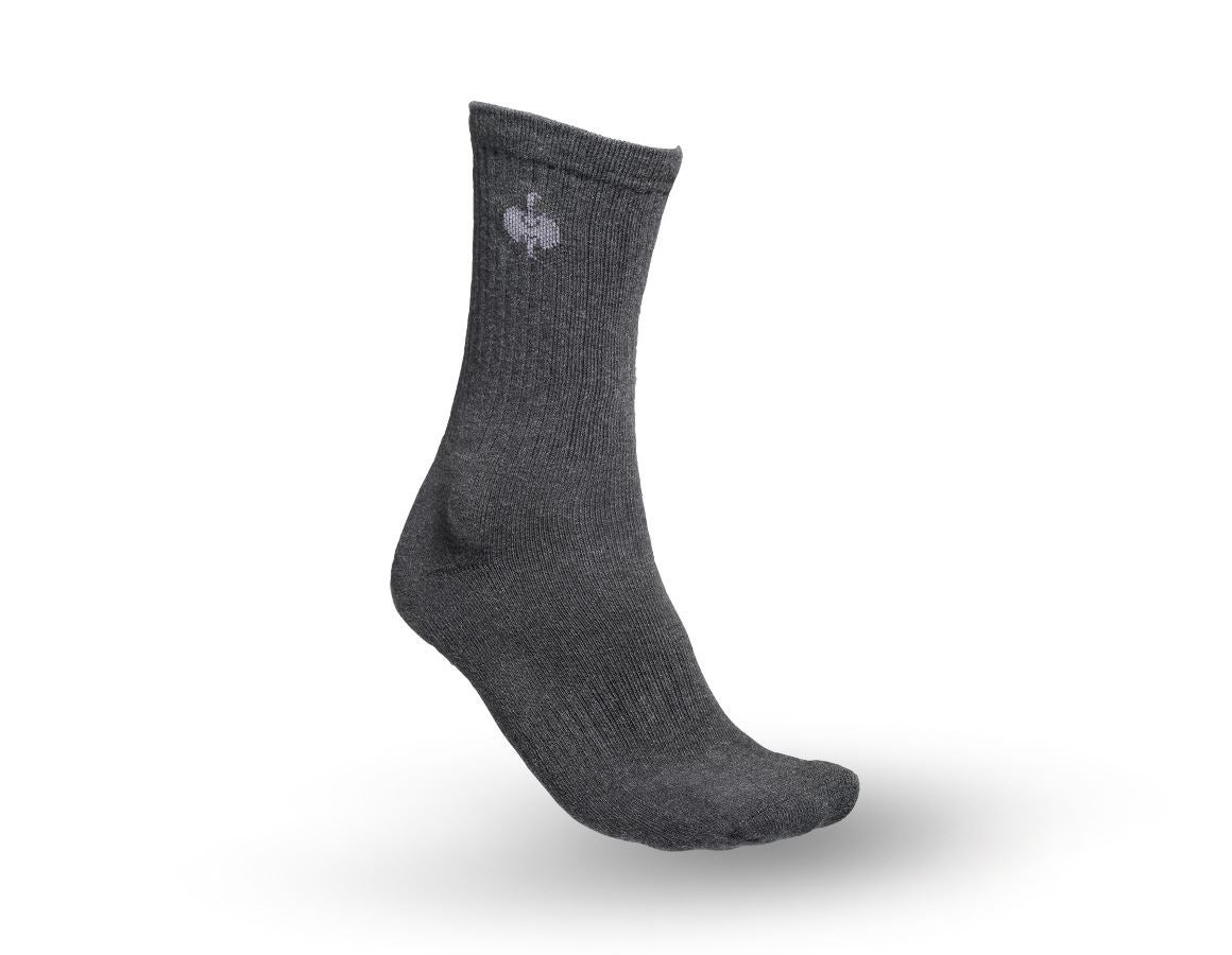 Socken | Strümpfe: e.s. Allround Socken Classic light/high, 3er Pack + anthrazit