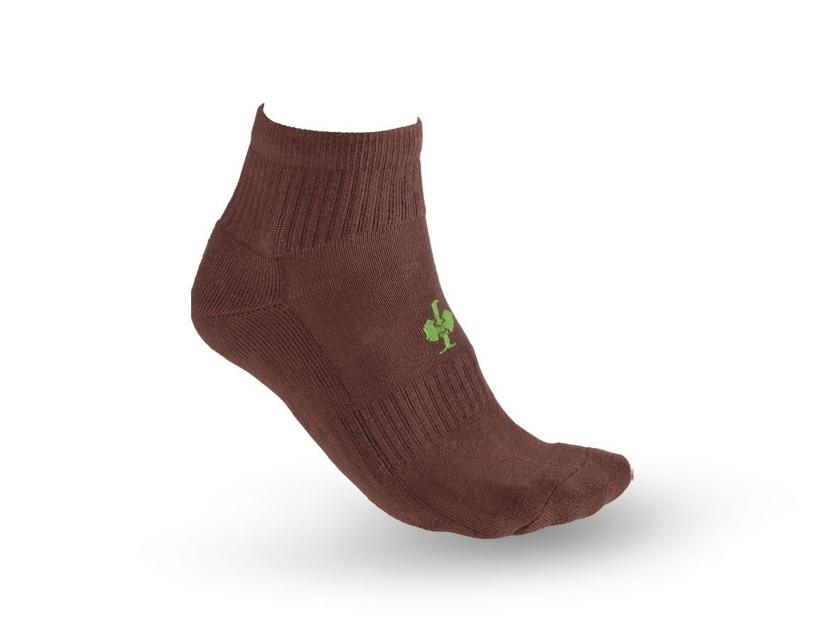 Socken | Strümpfe: e.s. Allround Socken Classic light/mid, 3er Pack + kastanie/seegrün