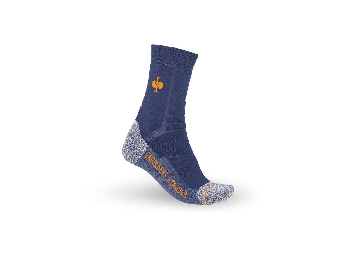 Winterzubehör: e.s. Allround Socken Function warm/high + dunkelblau