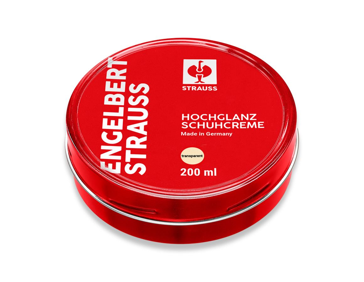 Schuhpflege: e.s. Hochglanz Schuhcreme + transparent