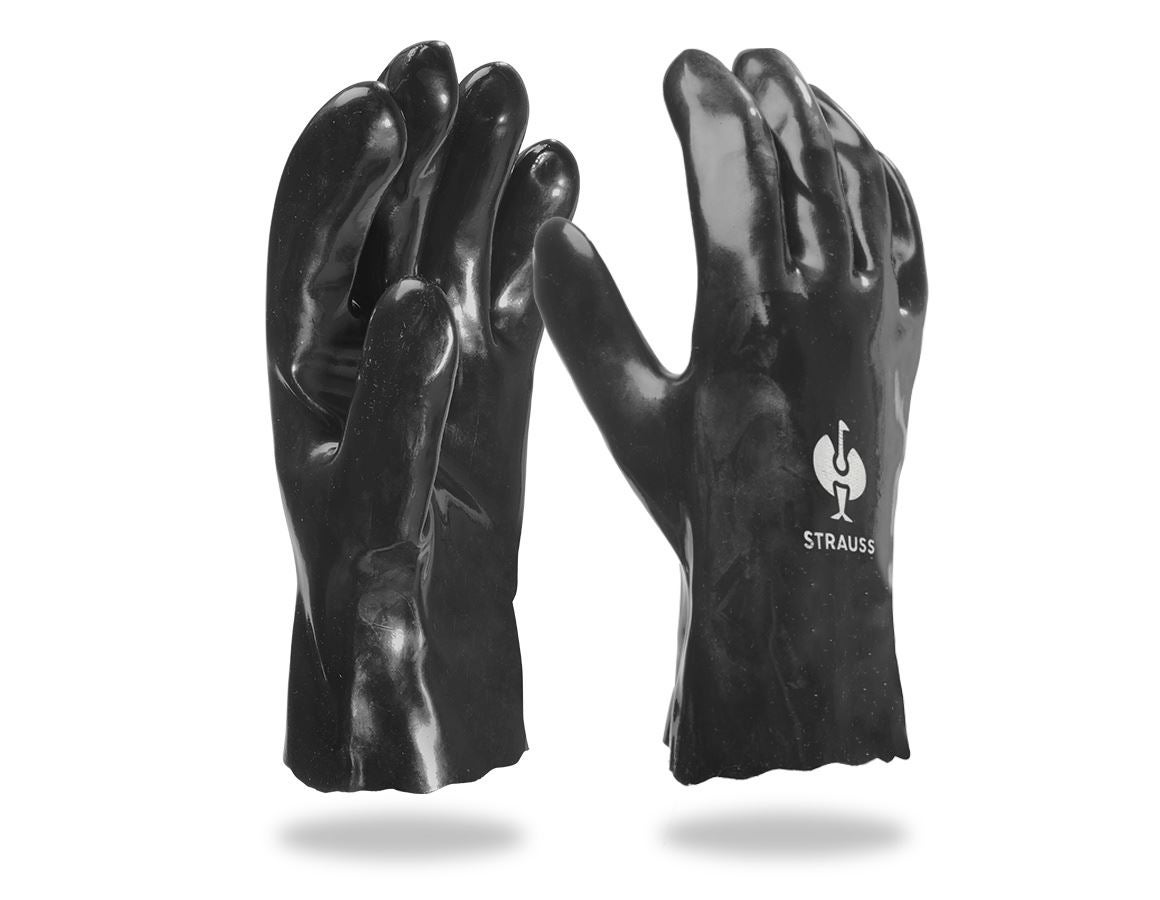 Chemisch beständig: PVC-Spezialhandschuhe Oil Protec