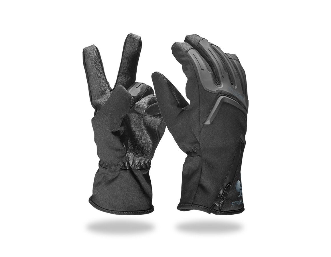 Kälte: e.s. Kinder Winterhandschuhe Proteus Ice + schwarz/grau
