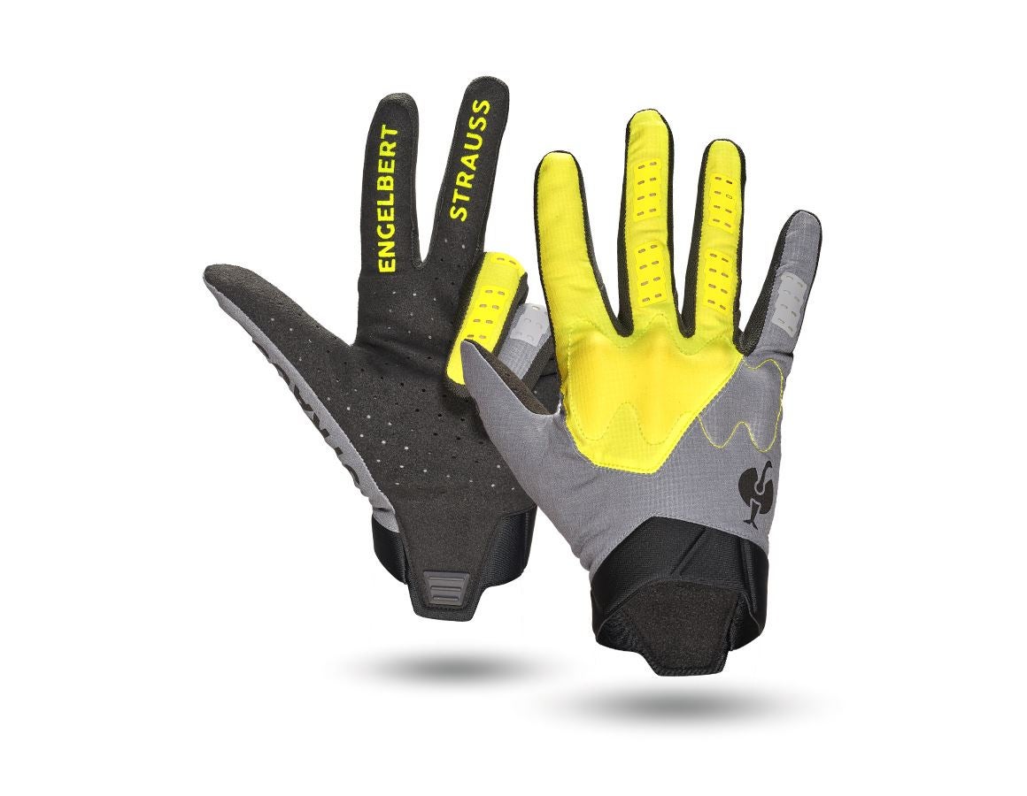 Hybrid: Handschuhe e.s.trail, light + acidgelb/basaltgrau/schwarz