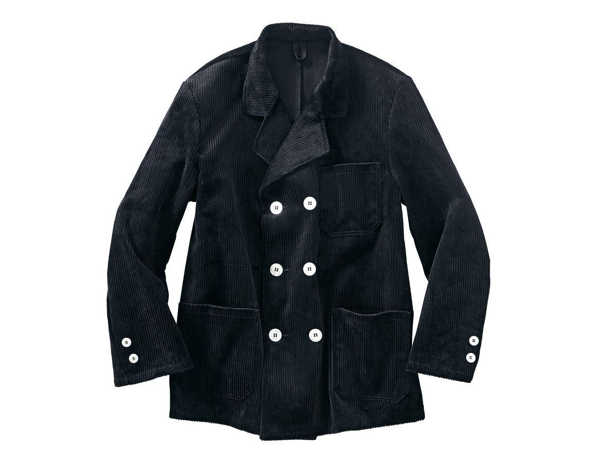 Jacken: Zunftjacke Grobcord + schwarz