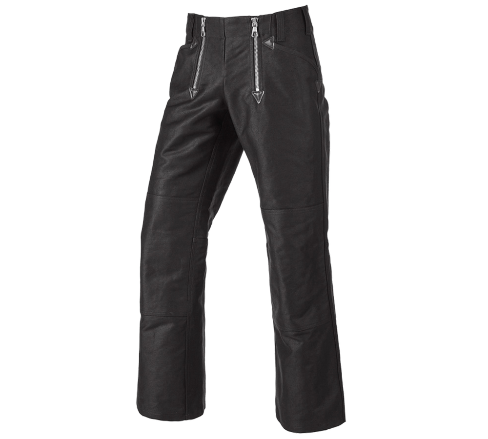 Hosen: e.s. Zunfthose Doppelpilot, m. 65er Schlag + schwarz