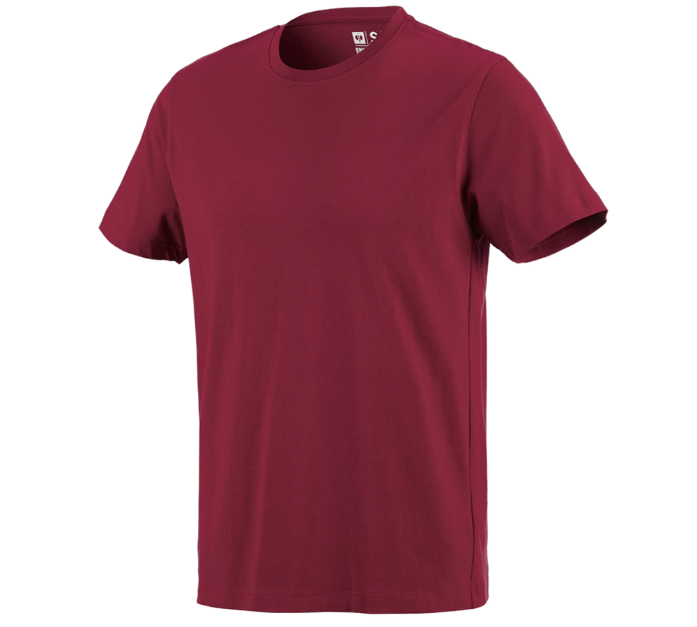 Themen: e.s. T-Shirt cotton + bordeaux