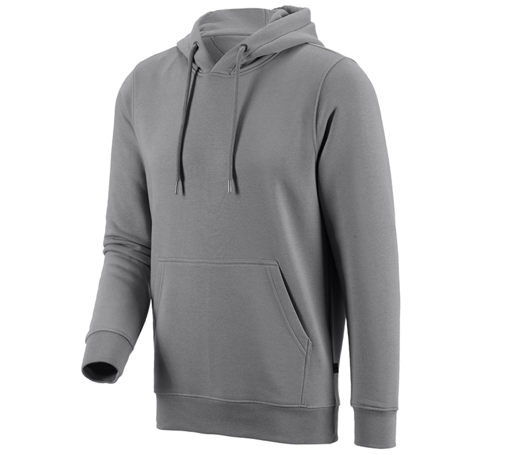 Themen: e.s. Hoody-Sweatshirt poly cotton + platin