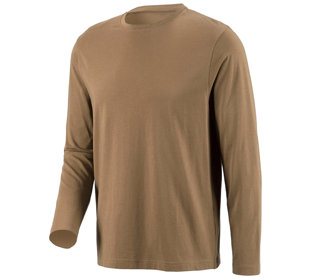 Themen: e.s. Longsleeve cotton + khaki