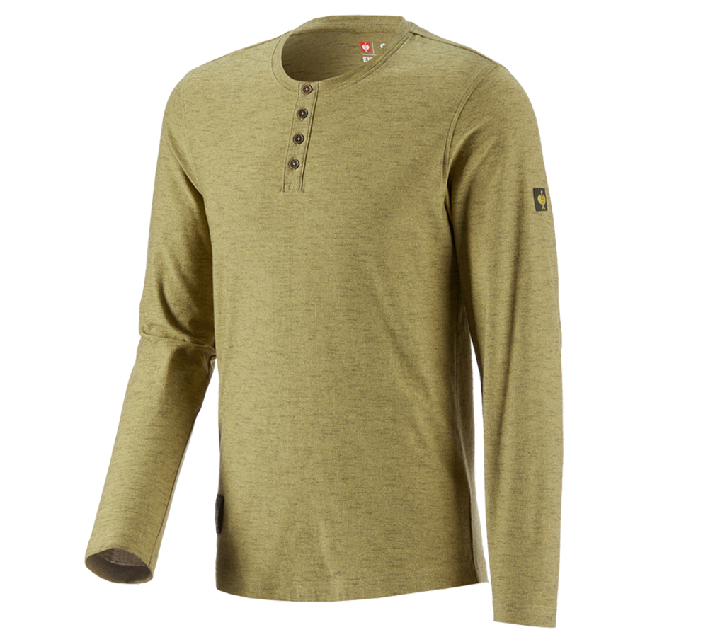 Shirts & Co.: Longsleeve e.s.vintage + moltongold melange