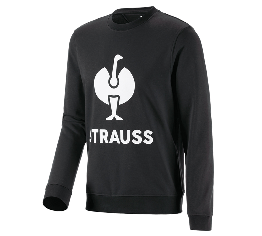 Shirts & Co.: Sweatshirt e.s.motion 2020 + schwarz/weiß