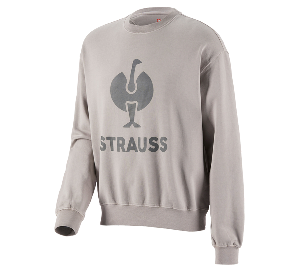 Shirts & Co.: Oversize Sweatshirt e.s.motion ten + opalgrau vintage