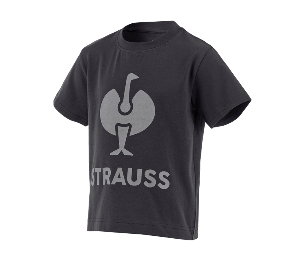 Shirts & Co.: T-Shirt e.s.concrete, Kinder + schwarz