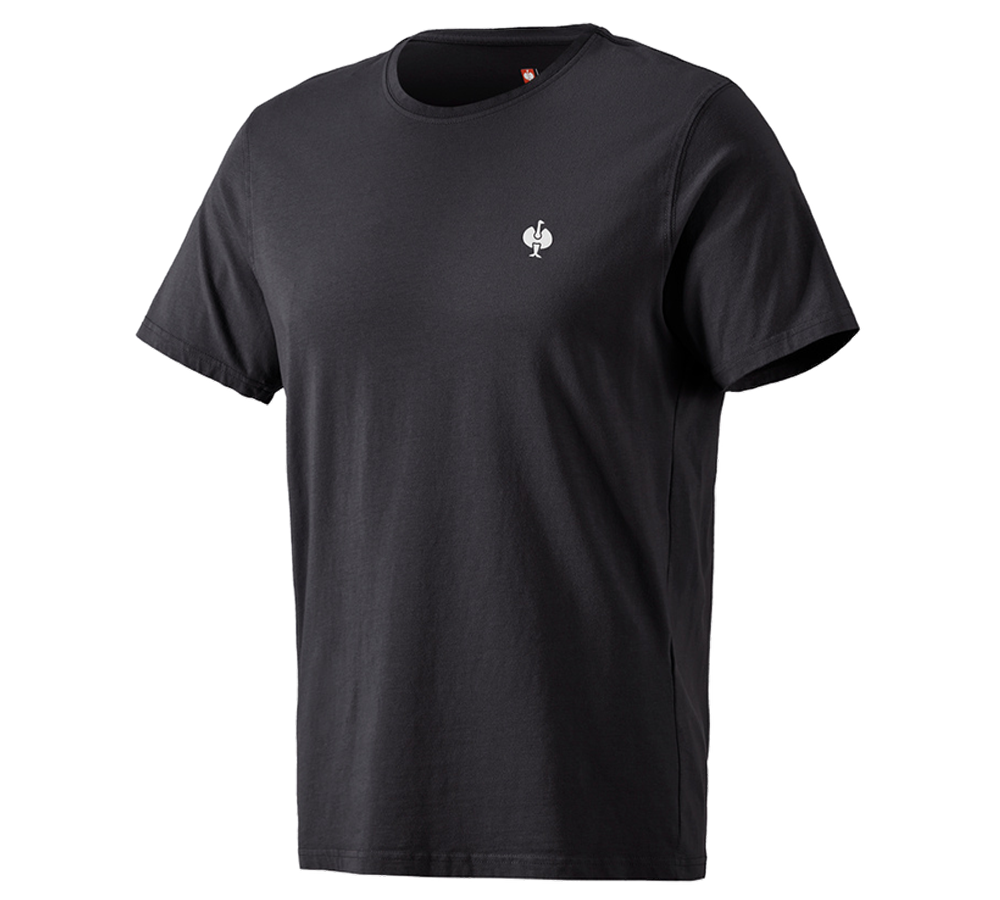 Themen: T-Shirt e.s.motion ten pure + oxidschwarz vintage