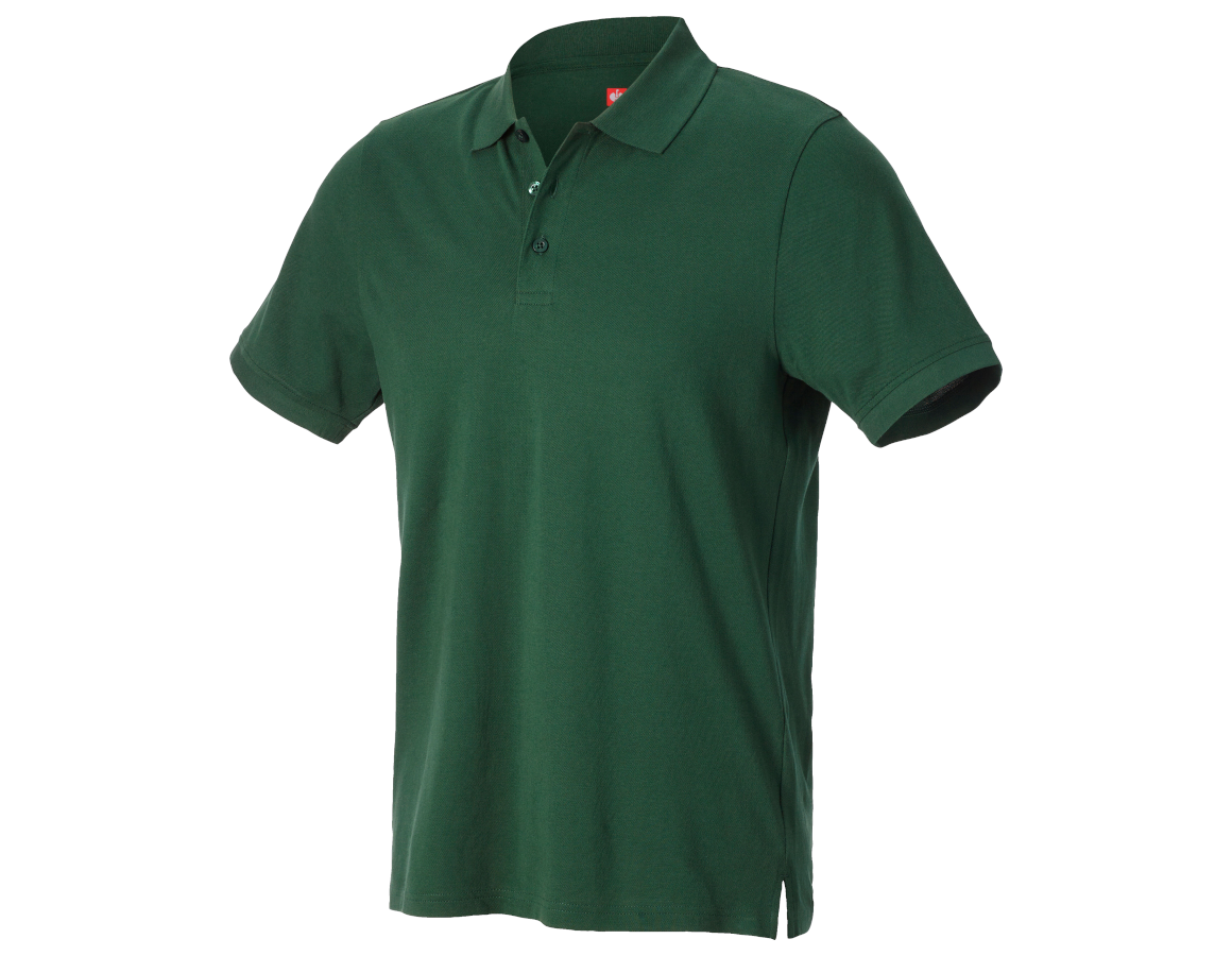 Shirts & Co.: e.s. Piqué-Polo cotton light + grün