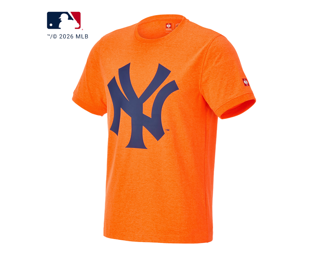 Kollaborationen: MLB™ T-Shirt neon + NY neonorange