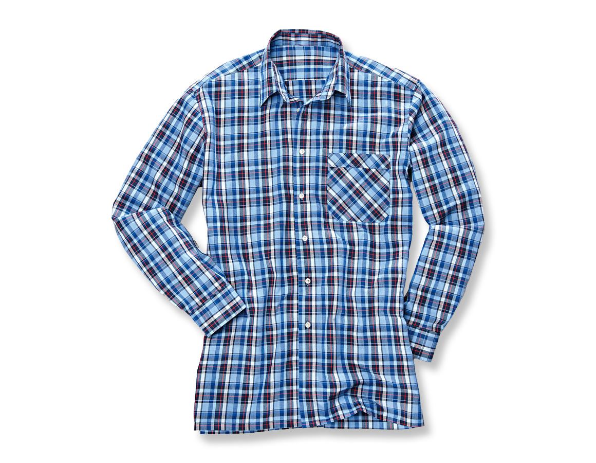 Shirts & Co.: Langarm-Hemd Bremen + blau