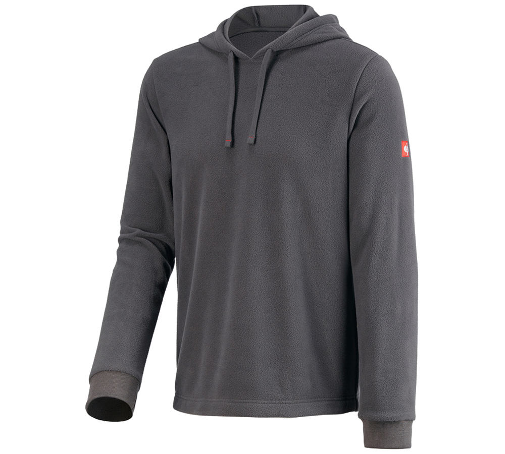 Accessoires: e.s. Fleece Hoody + anthrazit