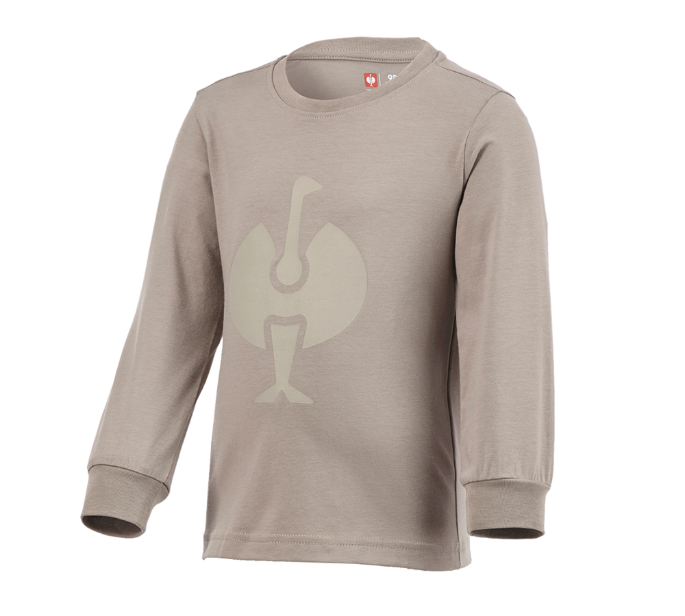 Shirts & Co.: e.s. Pyjama Longsleeve, Kinder + delphingrau