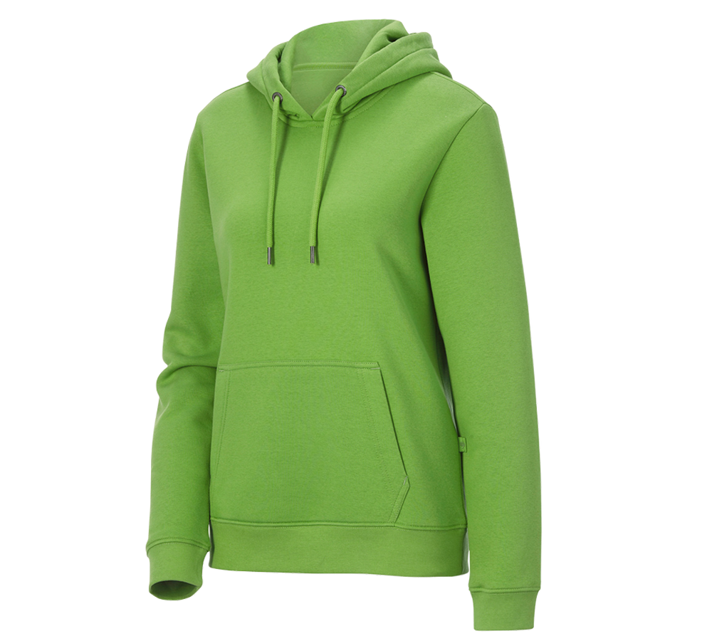 myDesign XMAS: e.s. Hoody-Sweatshirt poly cotton, Damen + seegrün