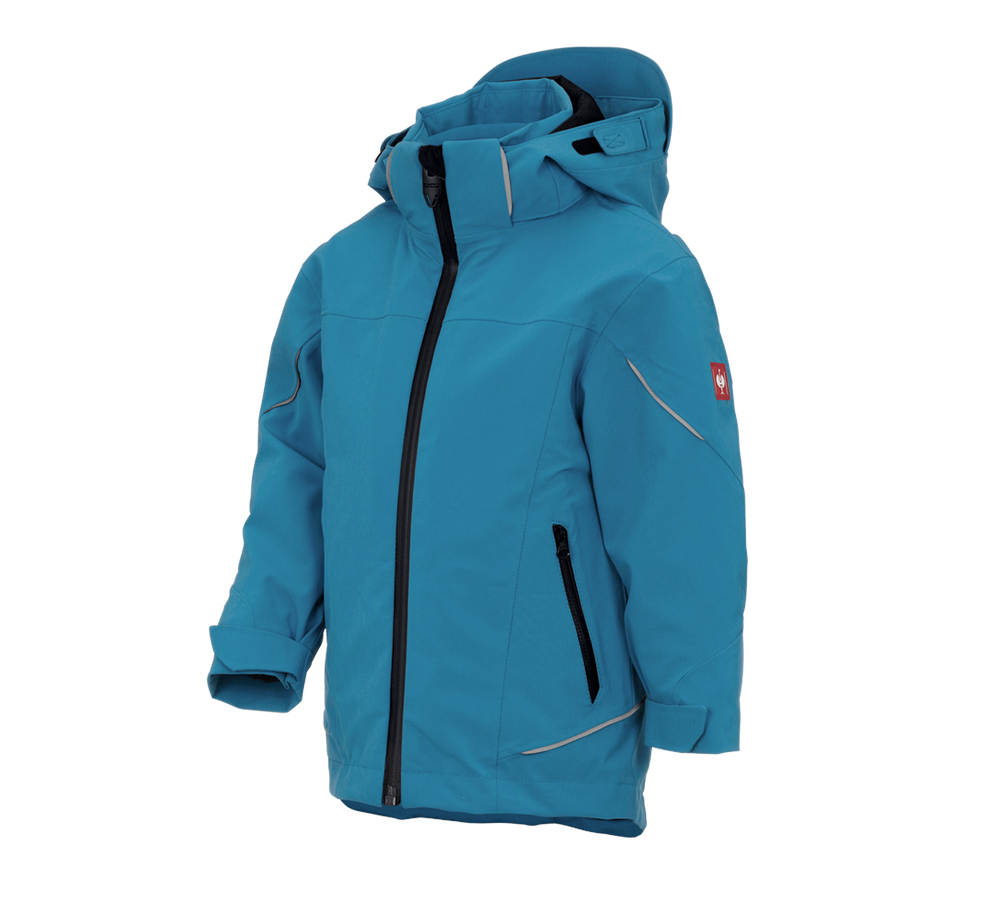 Jacken: 3 in 1 Funktionsjacke e.s.vision, Kinder + dunkles petrol
