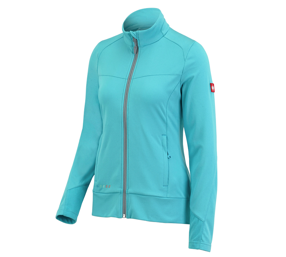 Jacken: FIBERTWIN® clima-pro Jacke e.s.motion 2020, Damen + capri/platin