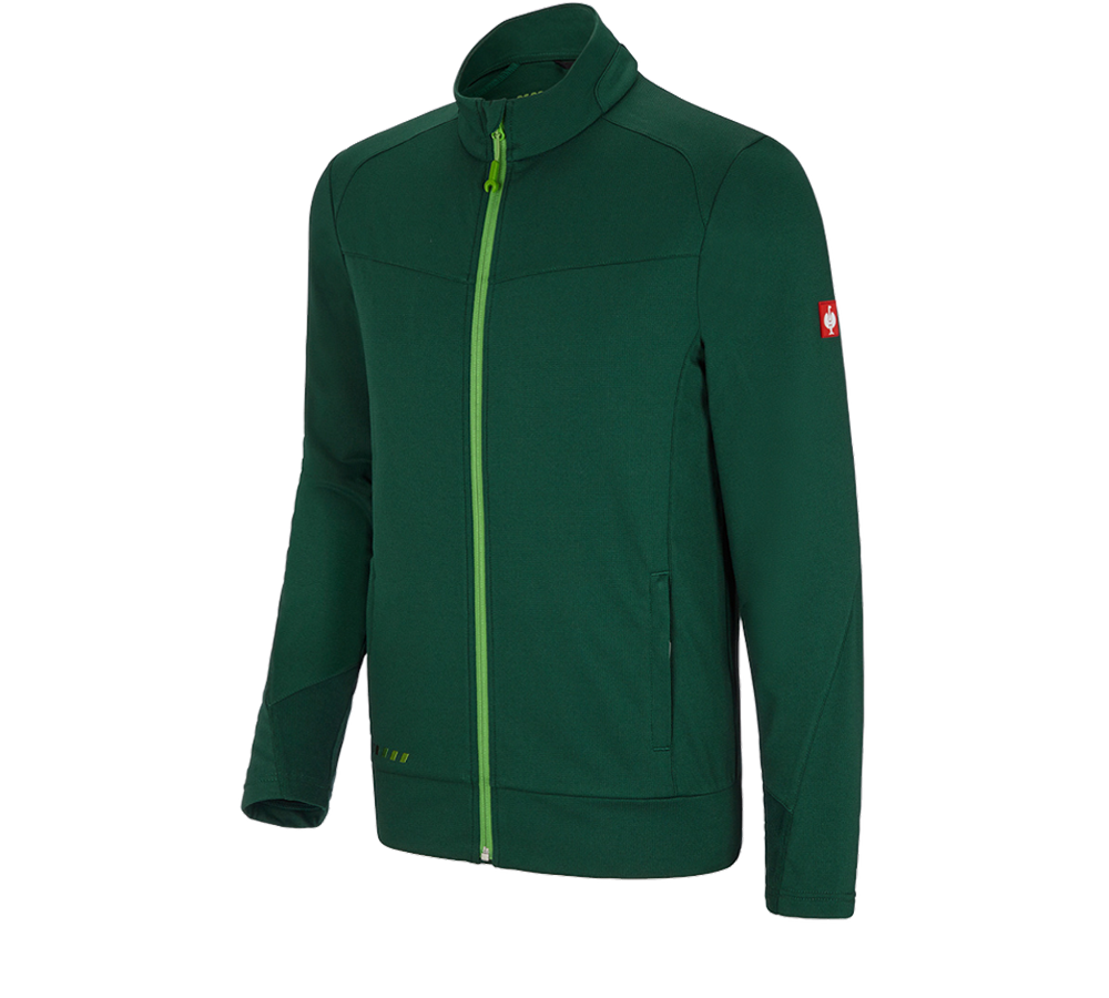 Jacken: FIBERTWIN® clima-pro Jacke e.s.motion 2020 + grün/seegrün