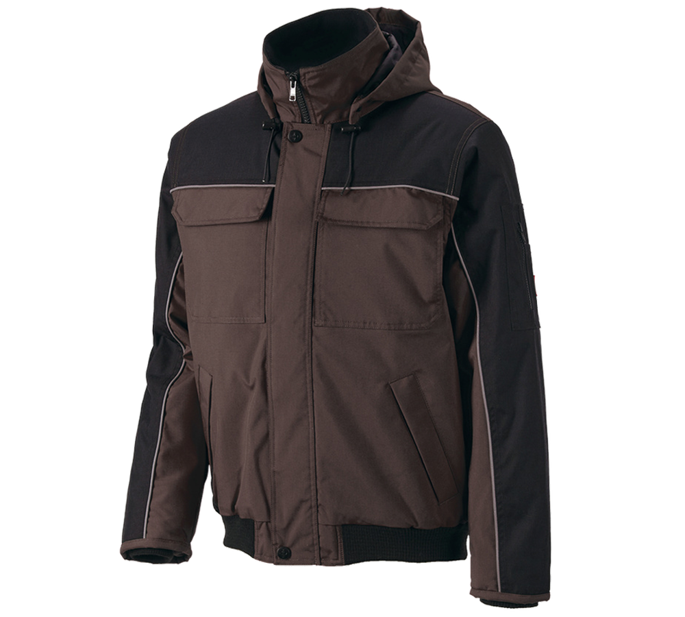 Jacken: Pilotenjacke e.s.image + braun/schwarz