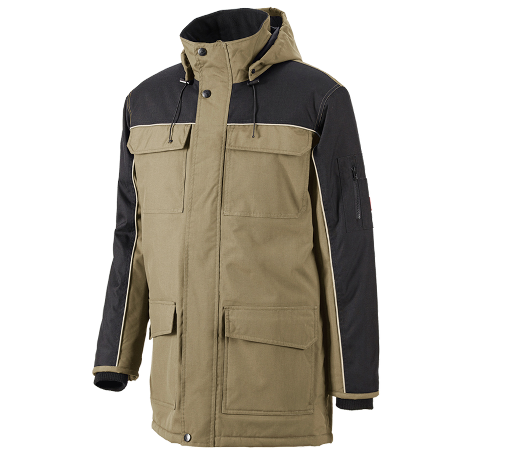 Jacken: Parka e.s.image + khaki/schwarz