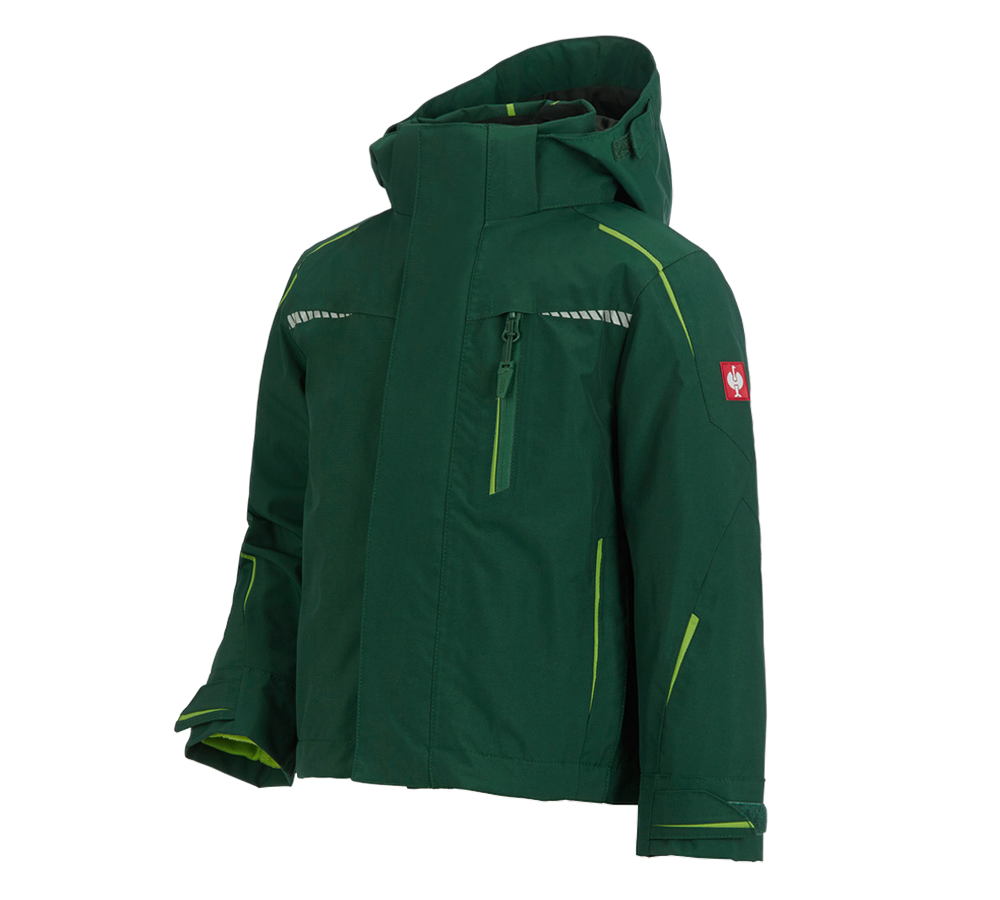 Jacken: 3 in 1 Funktionsjacke e.s.motion 2020, Kinder + grün/seegrün