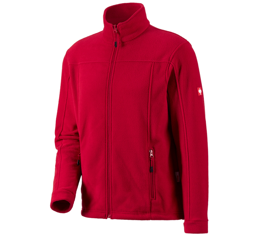 Themen: Fleecejacke e.s.classic + rot