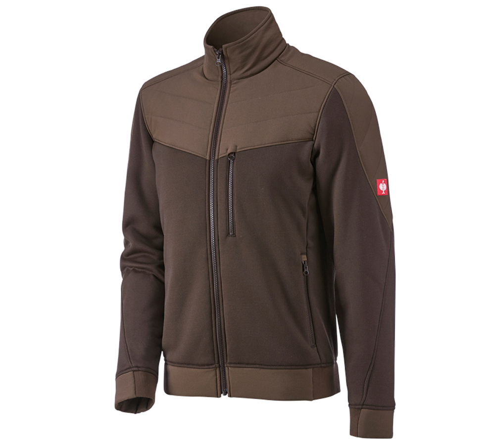 Jacken: Jacke thermaflor e.s.dynashield + kastanie/haselnuss