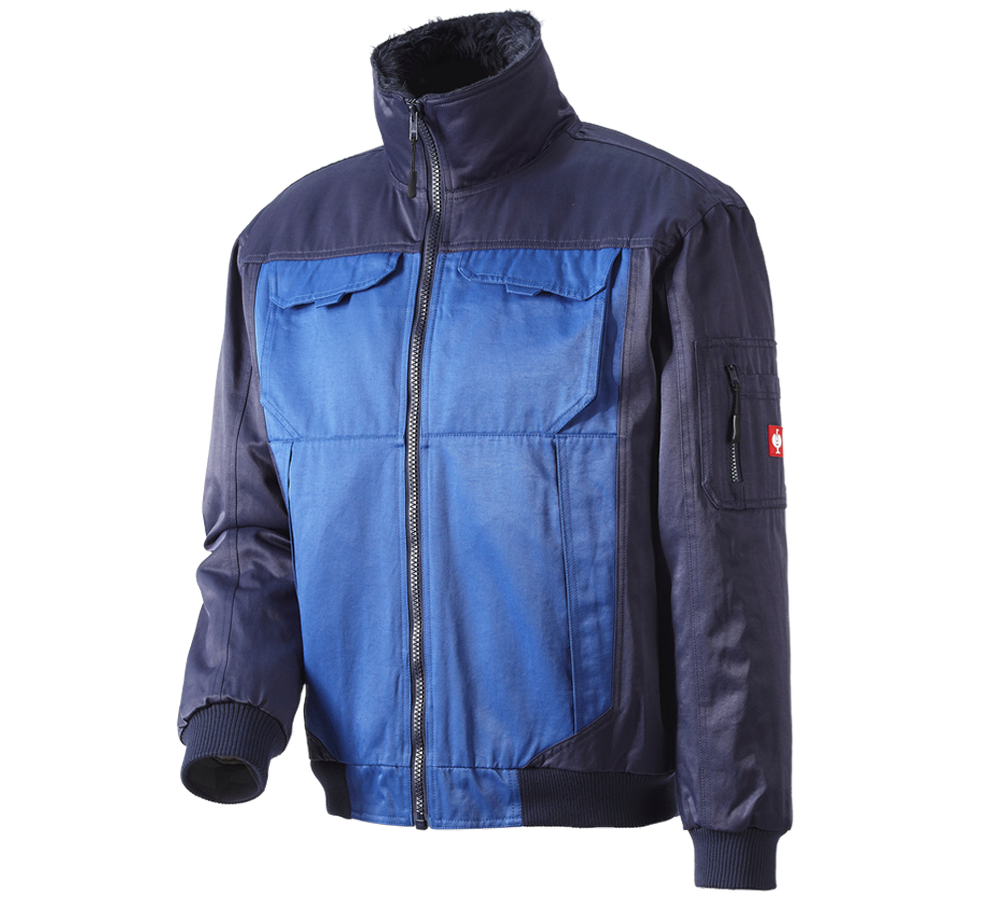 Jacken: Pilotenjacke Dakota II + kornblau/marine