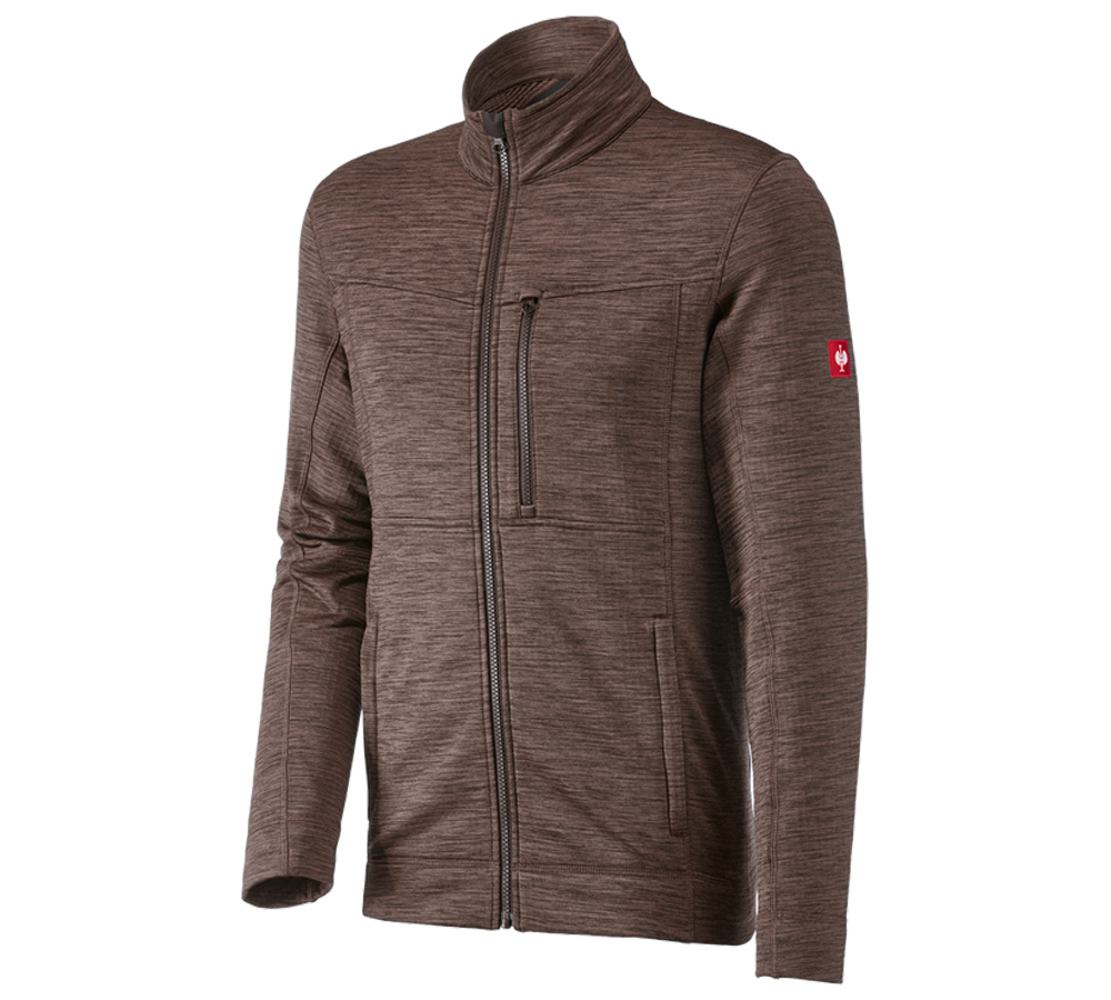 Jacken: Jacke isocell e.s.dynashield + kastanie melange