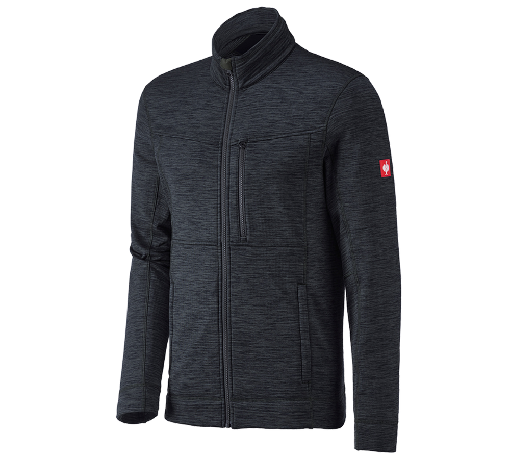 Jacken: Jacke isocell e.s.dynashield + schwarz melange